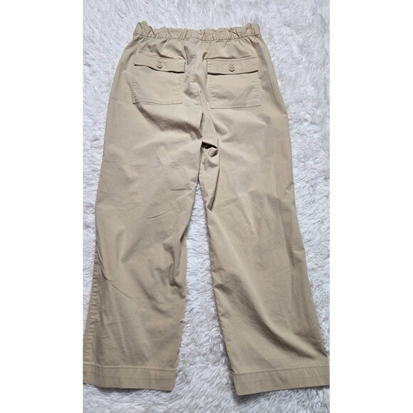 GAP Khaki Pull On Casual Cuff Ankle Jogger Pants Size Medium 30x26 - Picture 6 of 11